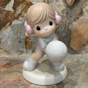 Precious Moments Volleyball Porcelain Figurine